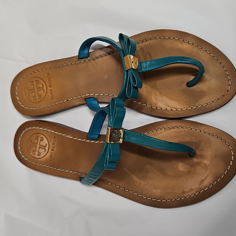 Tory Burch Thong Sandals Size 9 - Picture 2 of 8